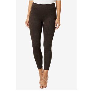 SPANX | Faux Suede Leggings Chocolate Brown Small Petite